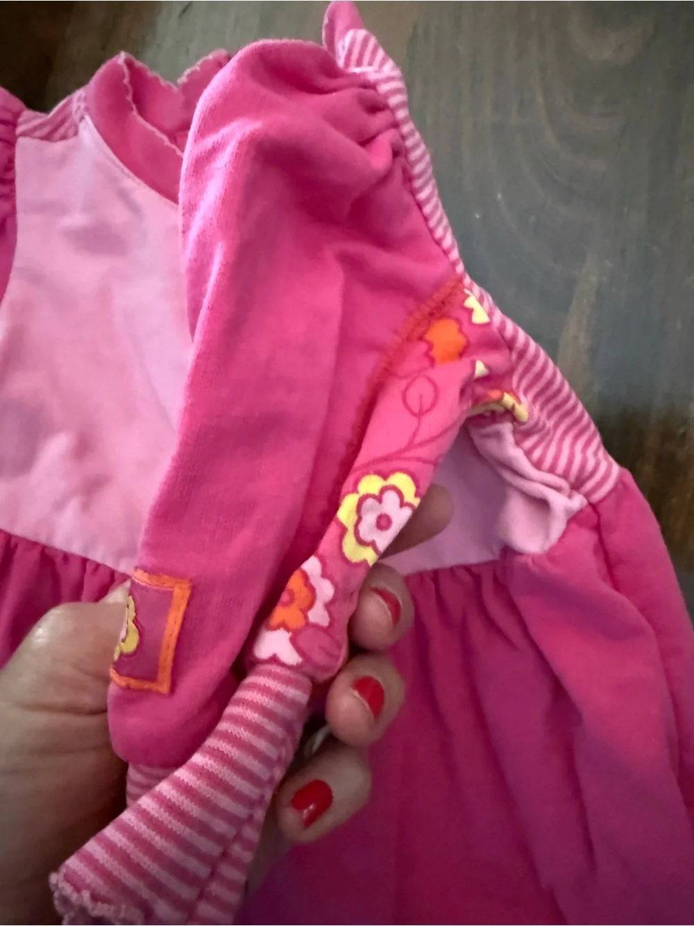 Vintage Gymboree pink baby outfit 6 months